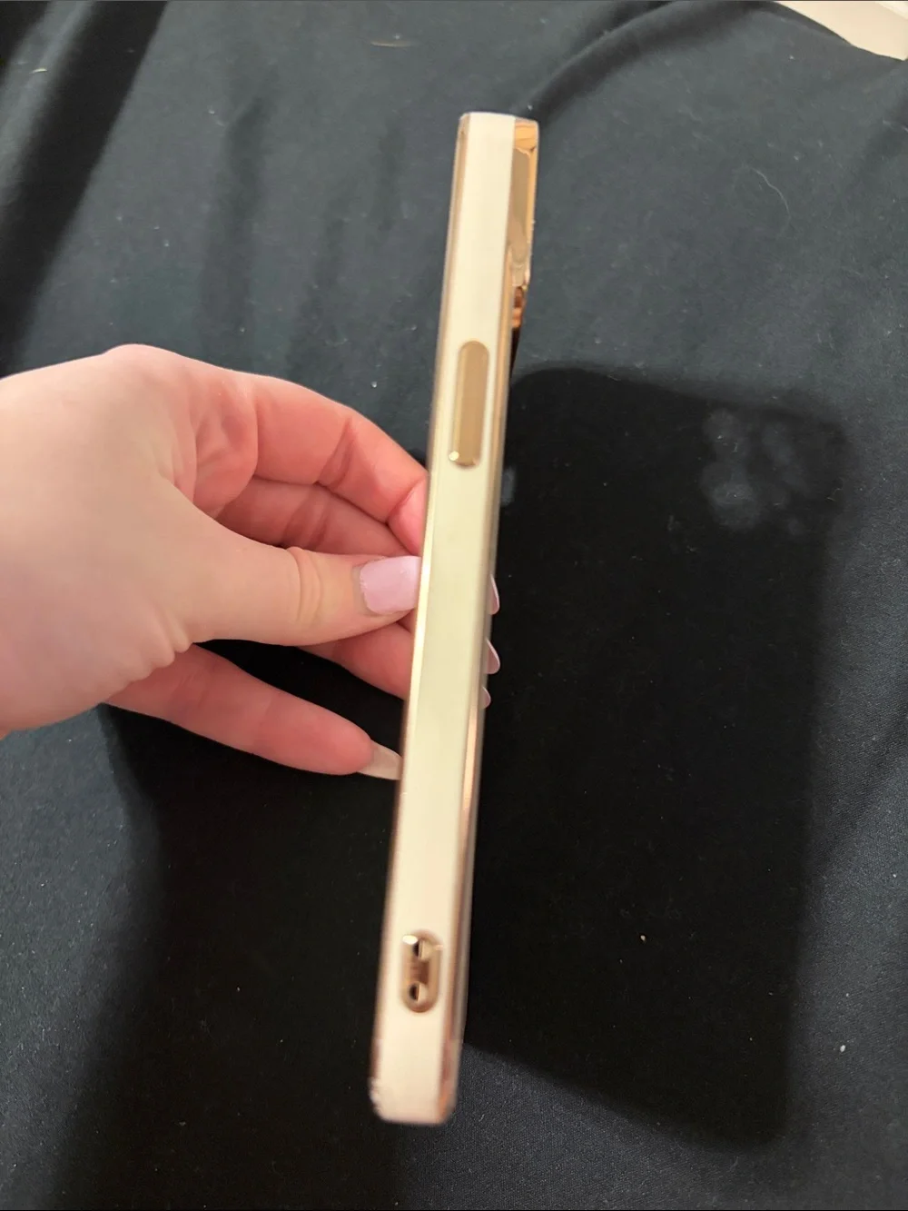 Gold Beige Camera-Style iPhone 13 case